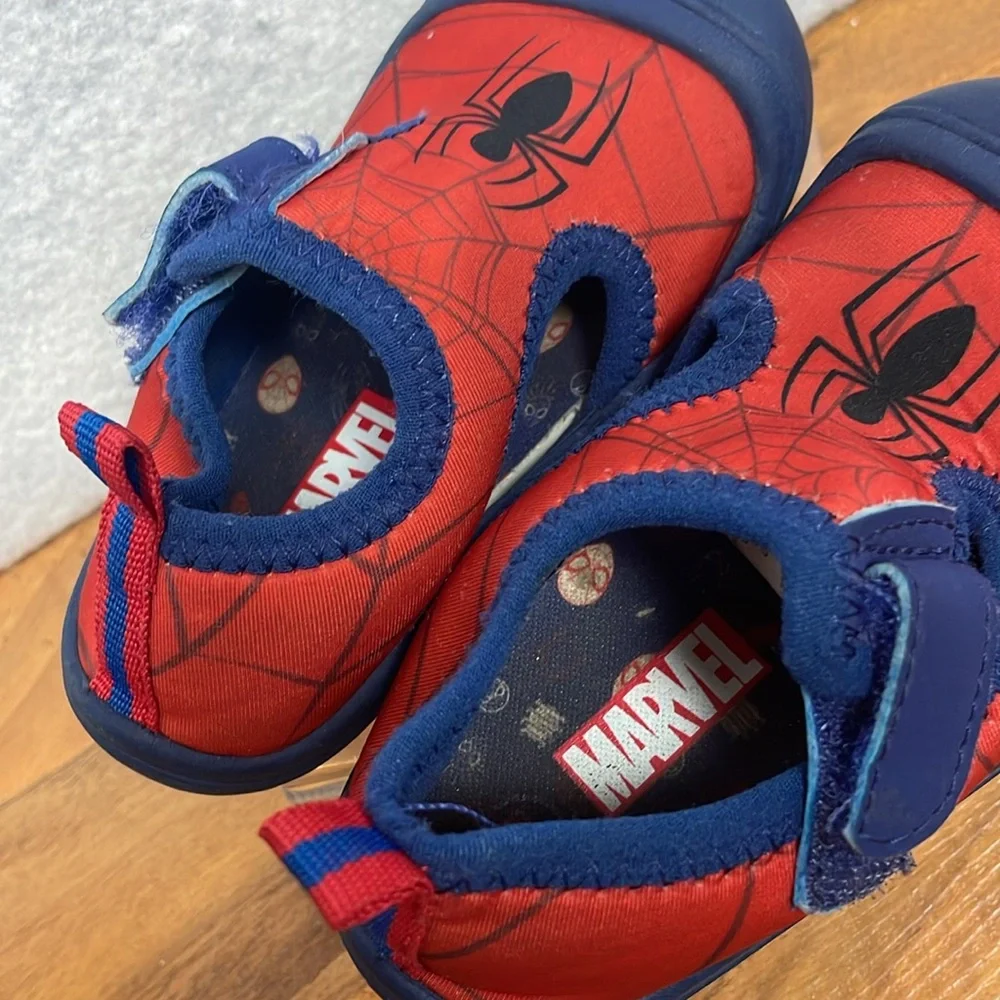 Marvel Spider-Man toddler swim summer water shoes quick dry easy on